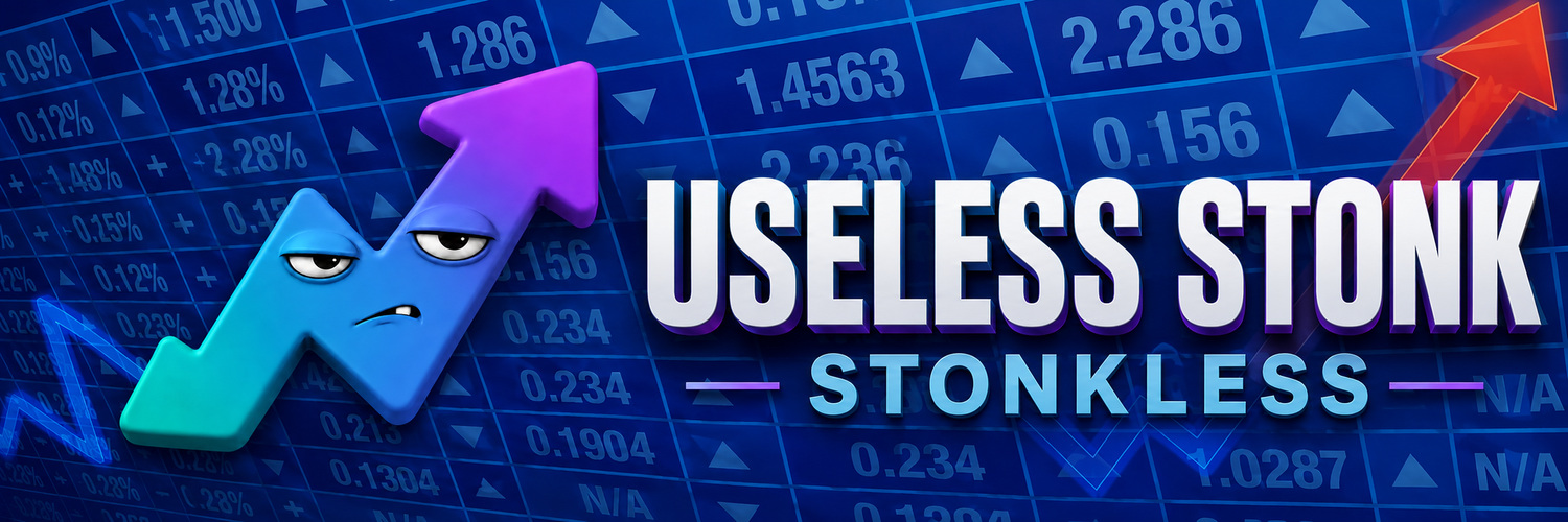 Useless Stonk STONKLESS banner